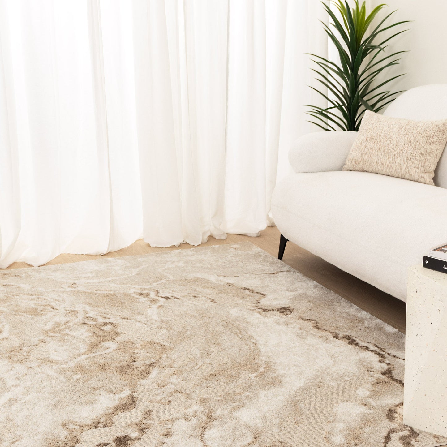 Edition Marble Astract Beige Rug