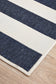 Seaside 4444 Navy White Rug