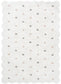 Mellow Rectangle Scalloped Kids Rug White & Multi: New Arrival