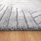 Tender Modern Silver Shag Rug