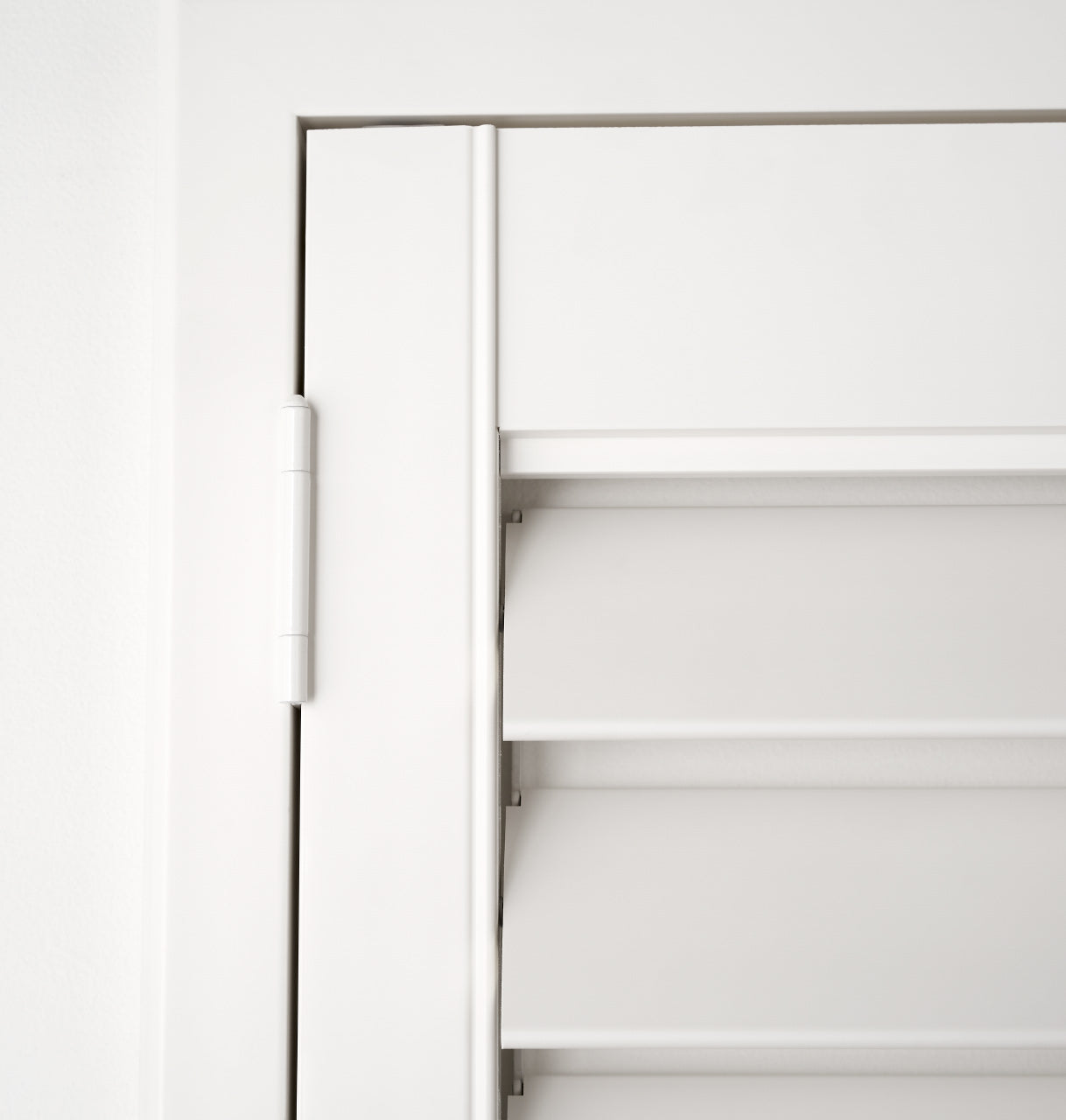 basswood plantation shutter hinged panel