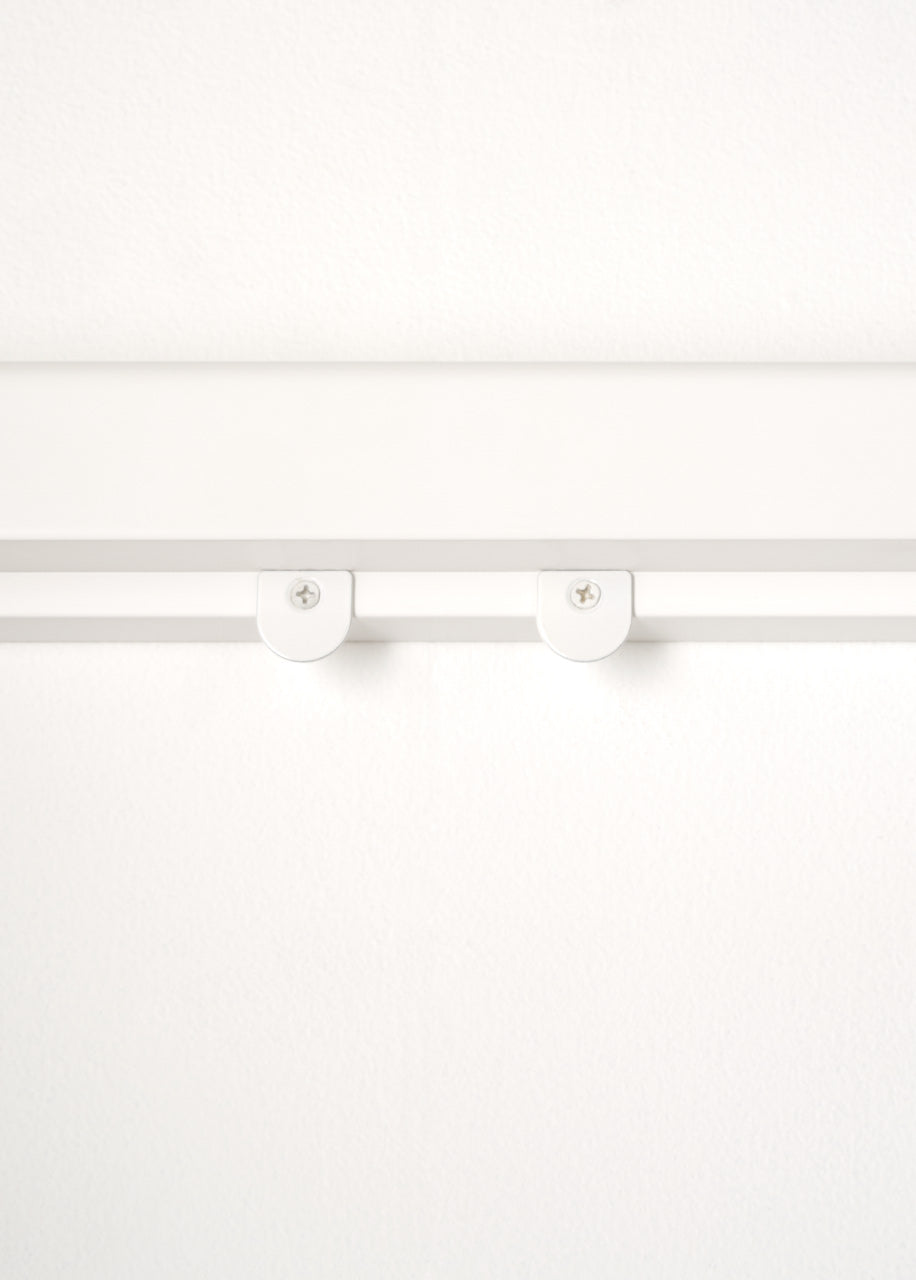 PVC plantation shutter white magnetic catchers