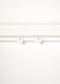 PVC plantation shutter white magnetic catchers