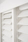 PVC plantation shutter sliding shutter closed with light block