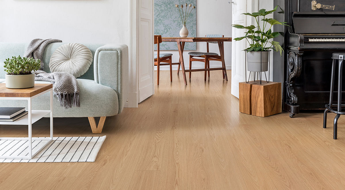 Profuse Laminate 12mm - Jacaranda – room scene 1