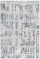 Vestige Abstract Grey Blue Rug