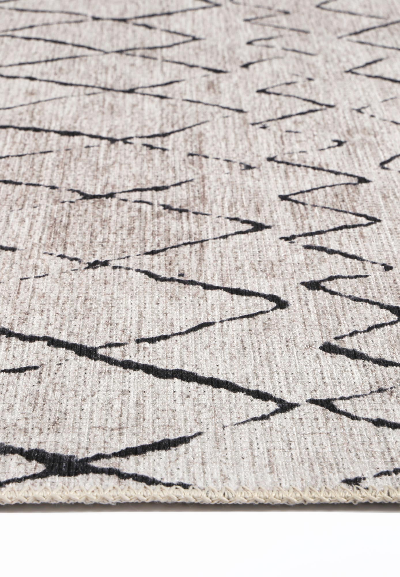 Alma Scandi Silver Washable Rug