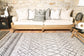 Alma Scandi Silver Washable Rug