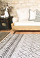 Alma Scandi Silver Washable Rug