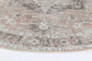 Distressed Vintage Cezanne Blush Washable Round Rug