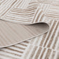 Wellington Geometric Lines Brown Rug