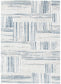Wellington Geometric Lines Blue Rug