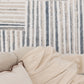 Wellington Geometric Lines Blue Rug