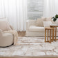 Wellington Abstract Wash Brown Rug