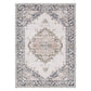 Washwell Beige Grey Machine Washable Rug - WASH004