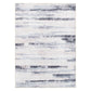 Washwell Blue Multi Abstract Machine Washable Rug - WASH006