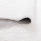 Lyla Machine Washable Shaggy White Round Rug