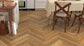 Everlast Laminate 10mm - Atlantic Spotted Gum Herringbone – room scene 1