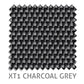 XT1 Fibreglass external blind fabric in Charcoal Grey