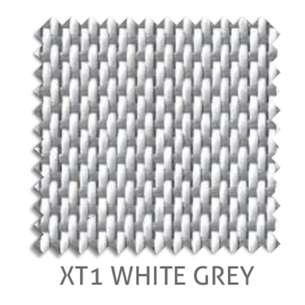 XT1 Fibreglass external blind fabric in White Grey