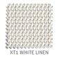 XT1 Fibreglass external blind fabric in White Linen