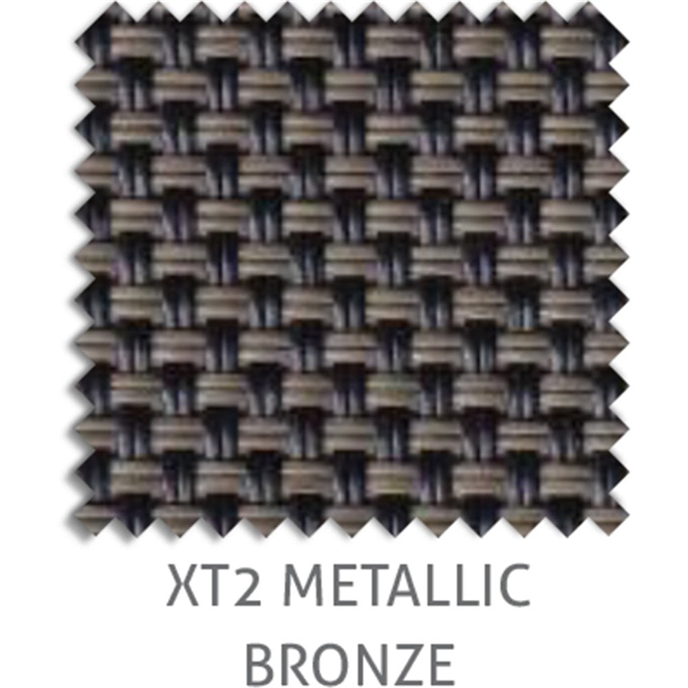 XT2 Polyester external blind fabric in Metallic Bronze