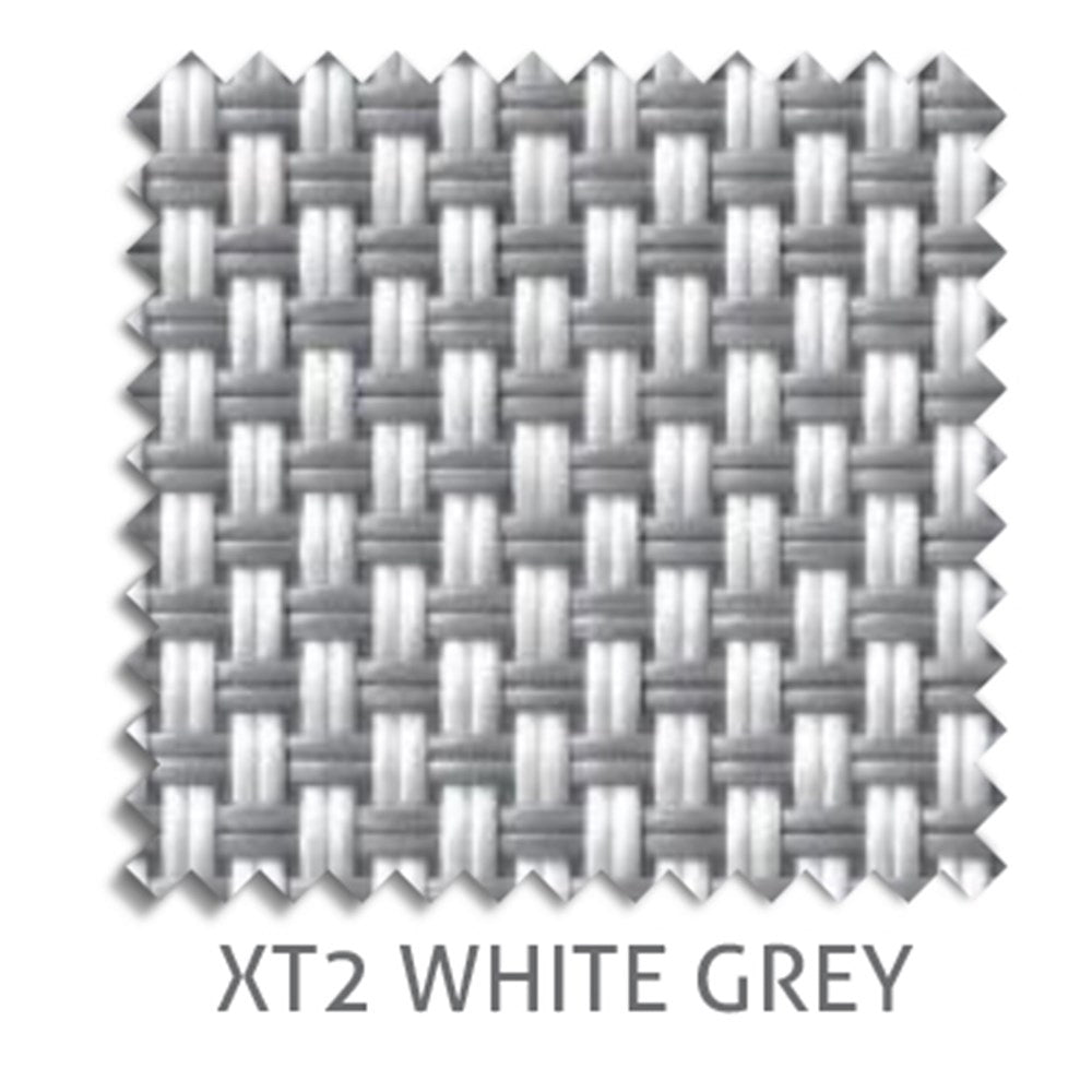 XT2 Polyester external blind fabric in White Grey