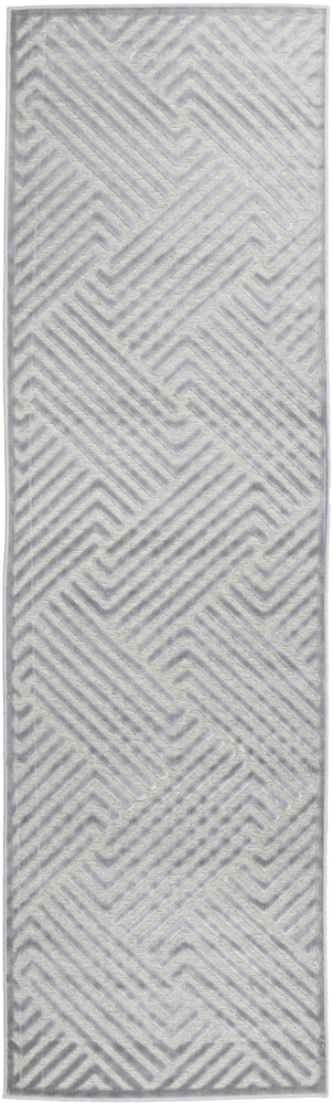 York Cindy Silver Runner Rug