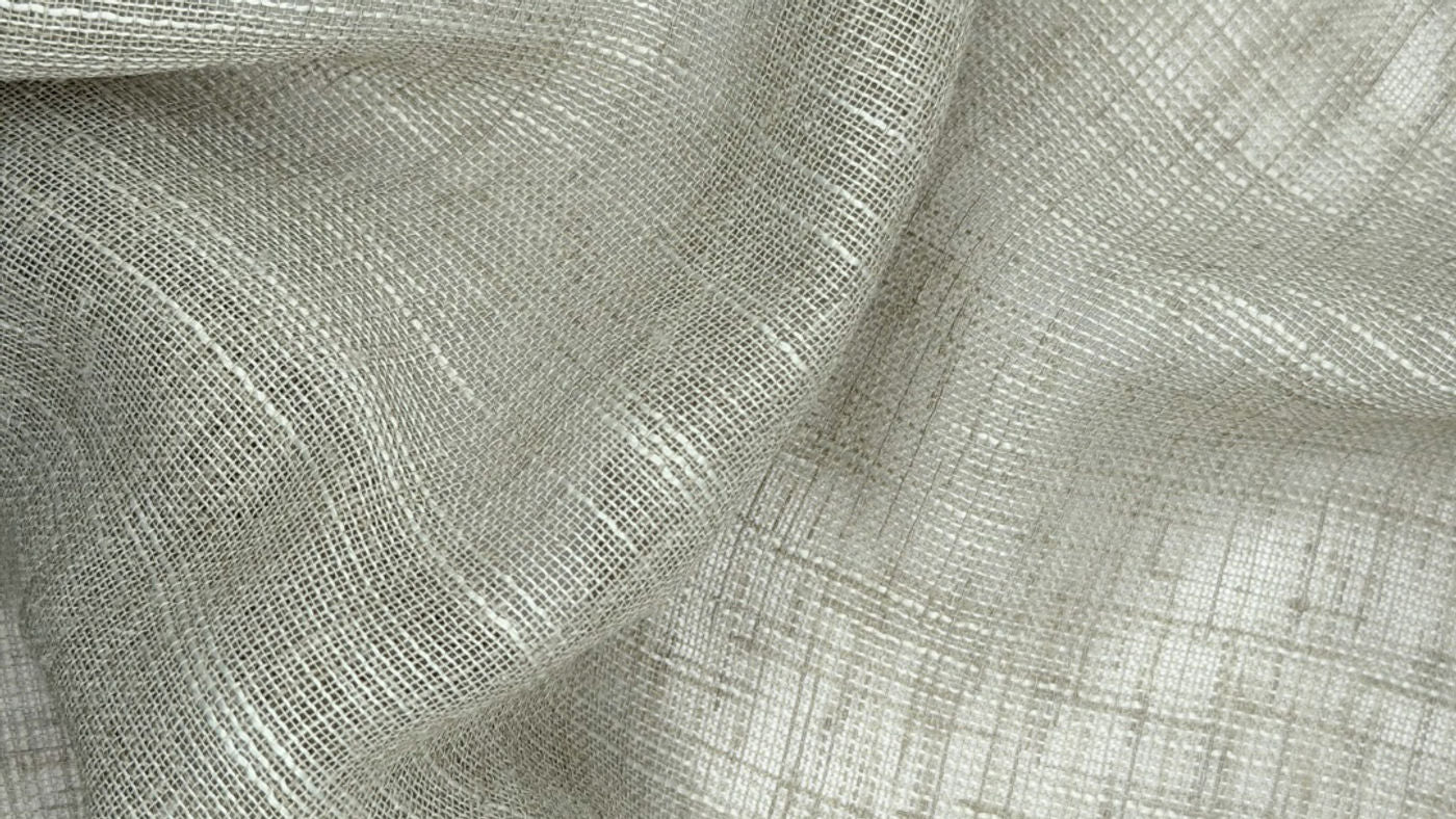 Canale curtain fabric in Aloe