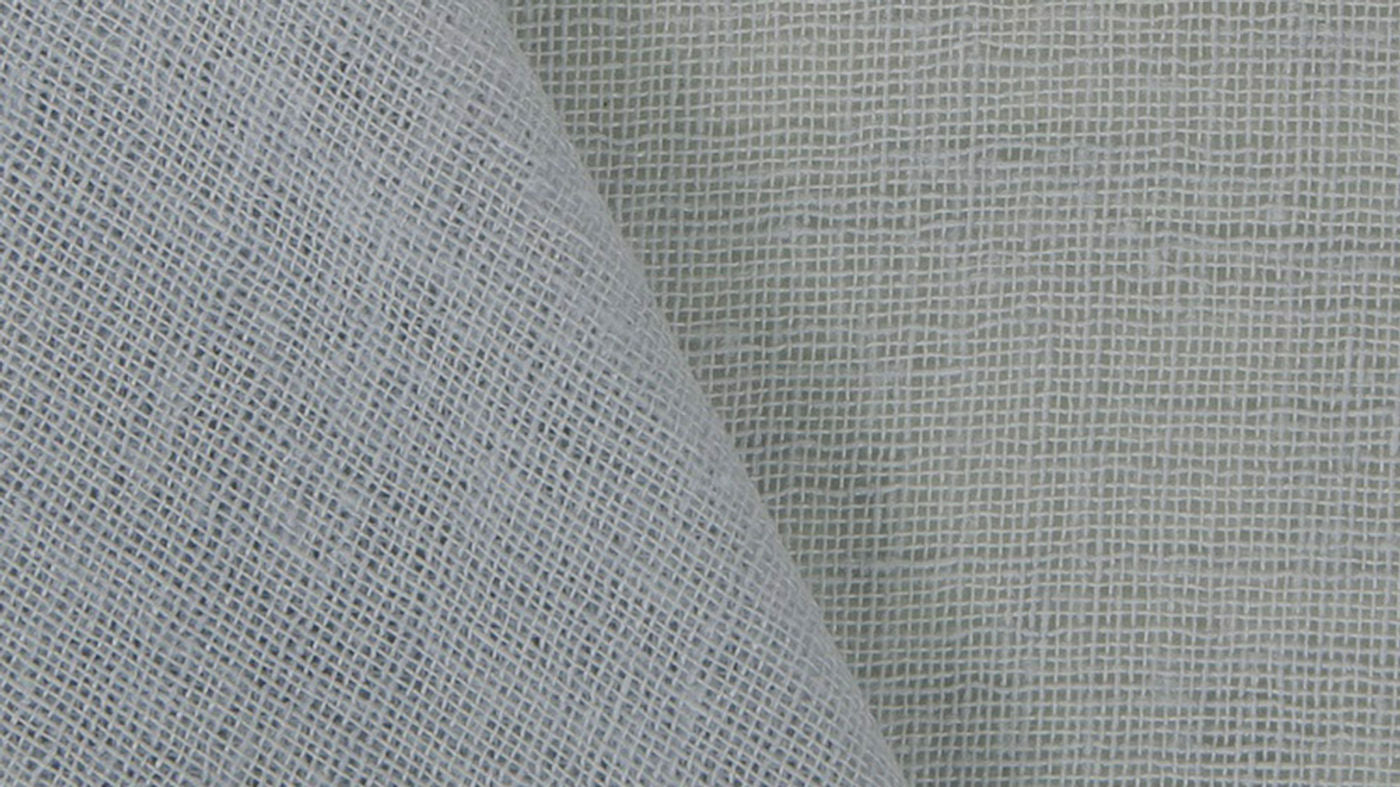 Montreux curtain fabric in Ash