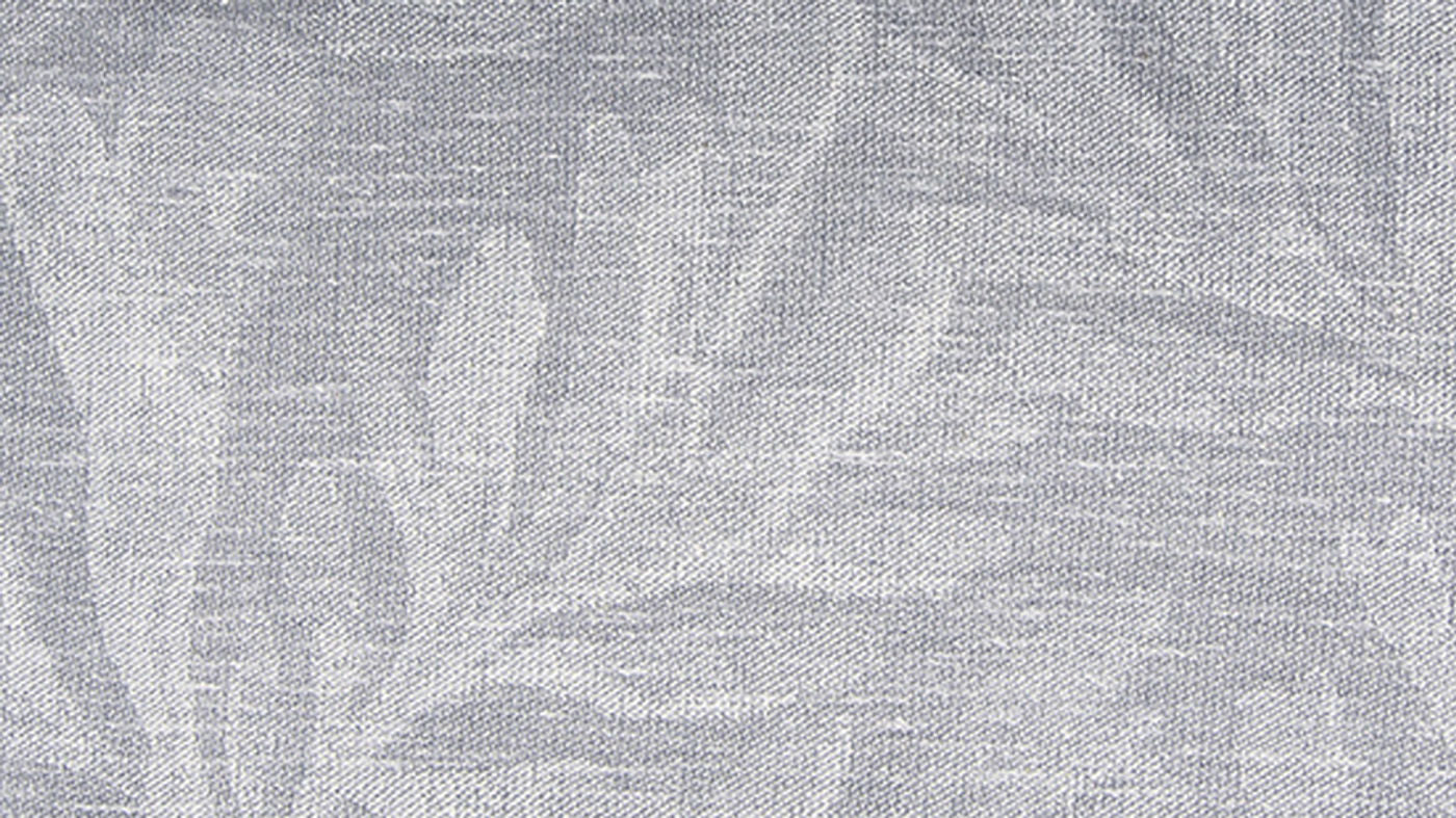 Capri curtain fabric in Ash
