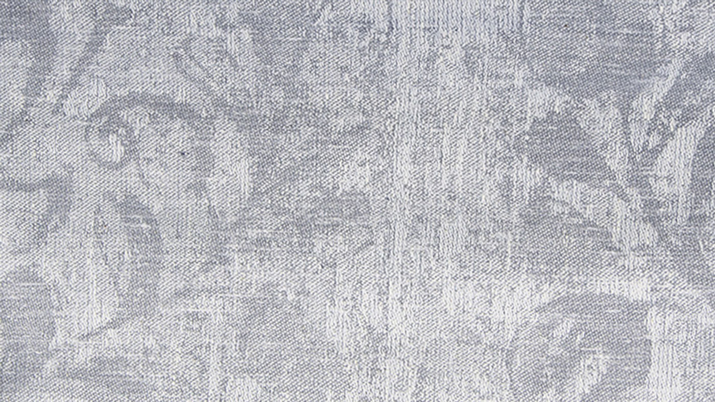 Sicily curtain fabric in Ash