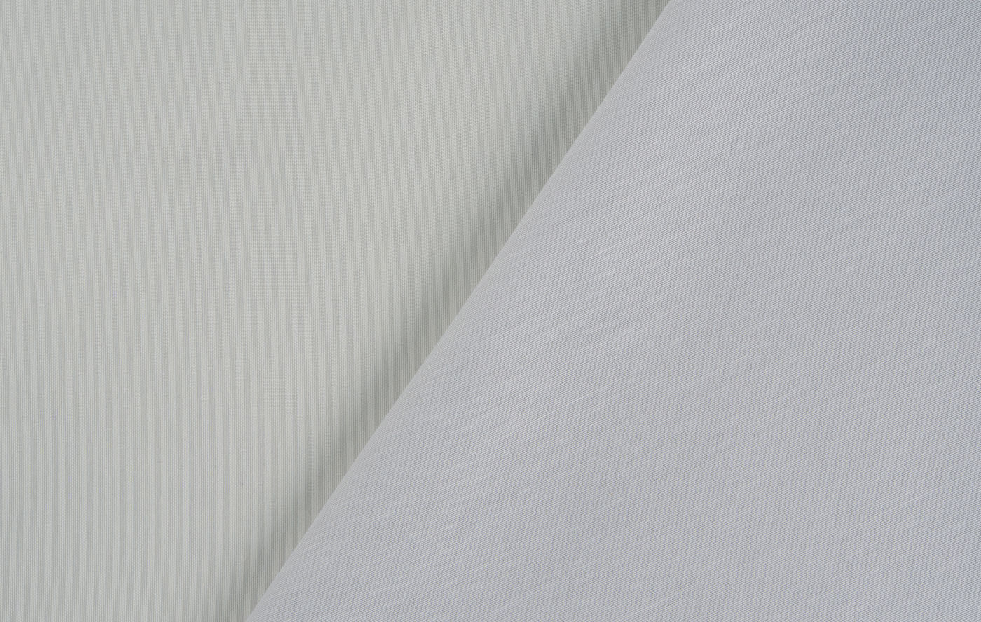 Mykonos curtain fabric in Ash