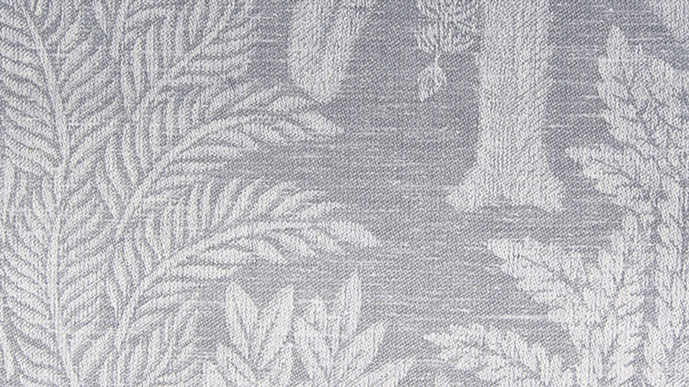 Cyprus curtain fabric in Ash