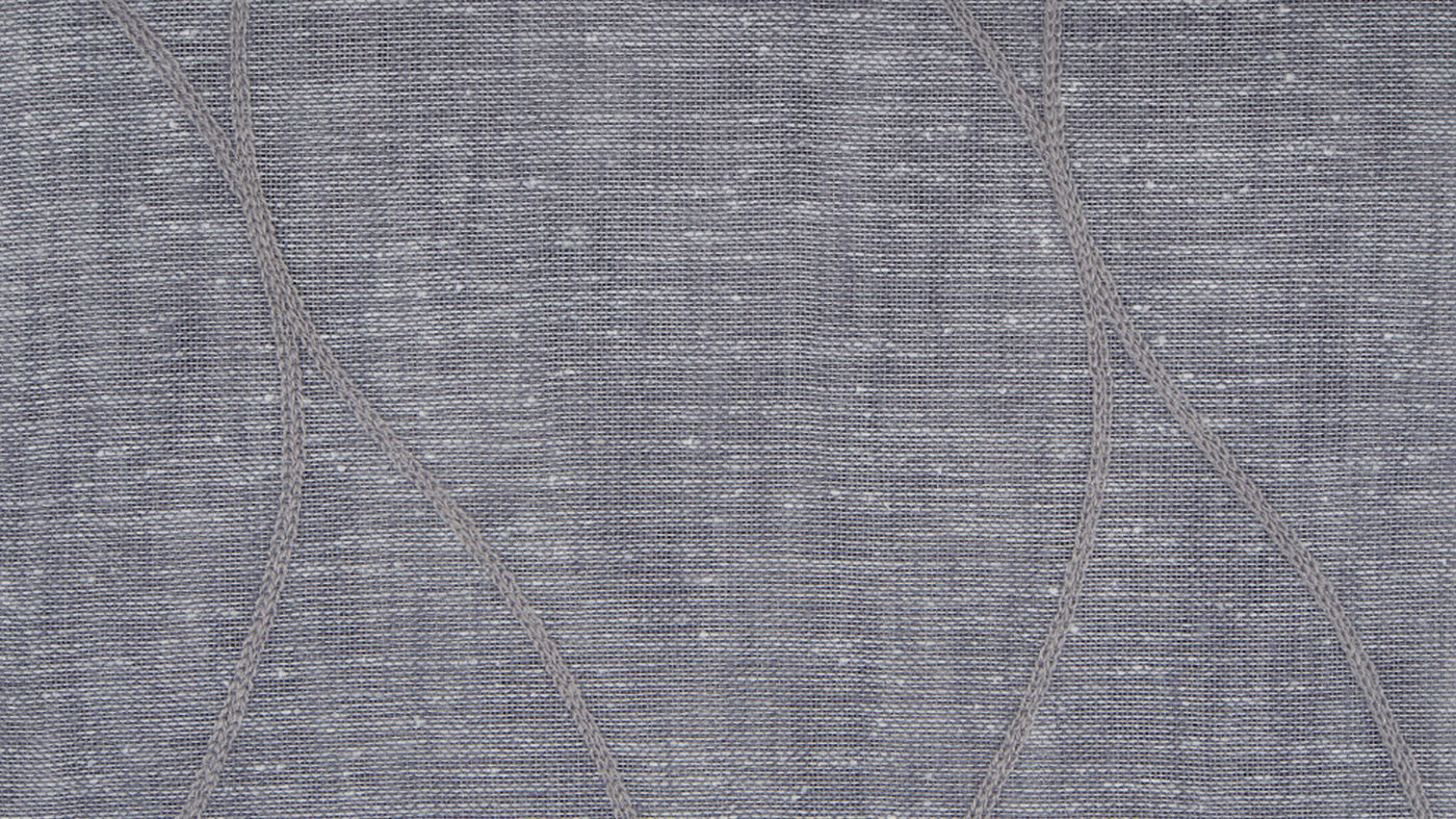 Stratus curtain fabric in Ash