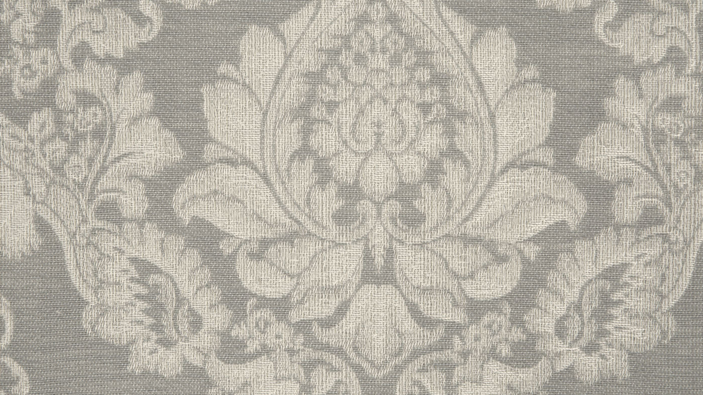 Versailles curtain fabric in Ash