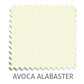 Avoca Blockout roller blind fabric in Alabaster