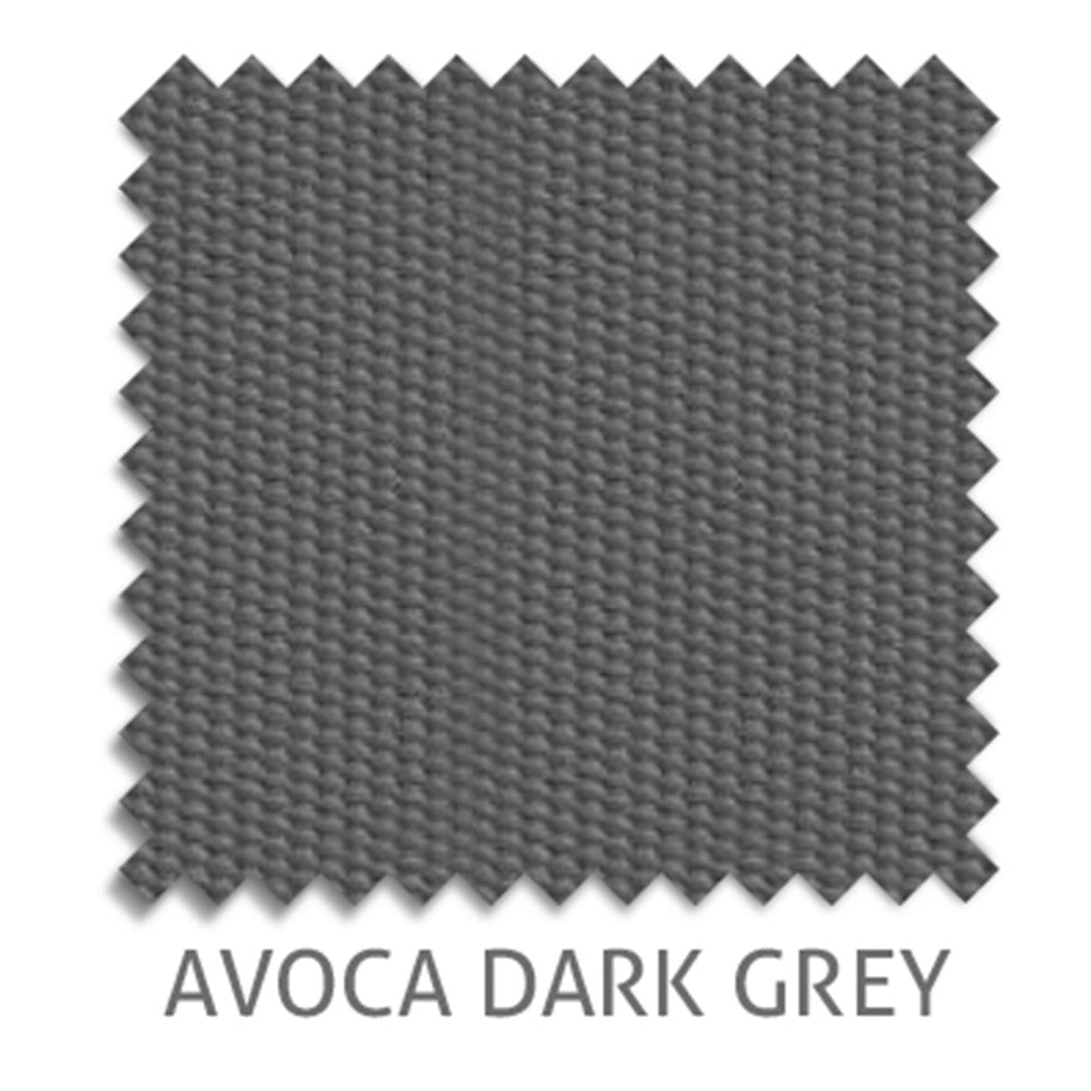 Avoca Blockout roller blind fabric in Dark Grey