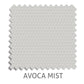 Avoca Blockout roller blind fabric in Mist