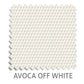 Avoca Vertical blind fabric in Off White