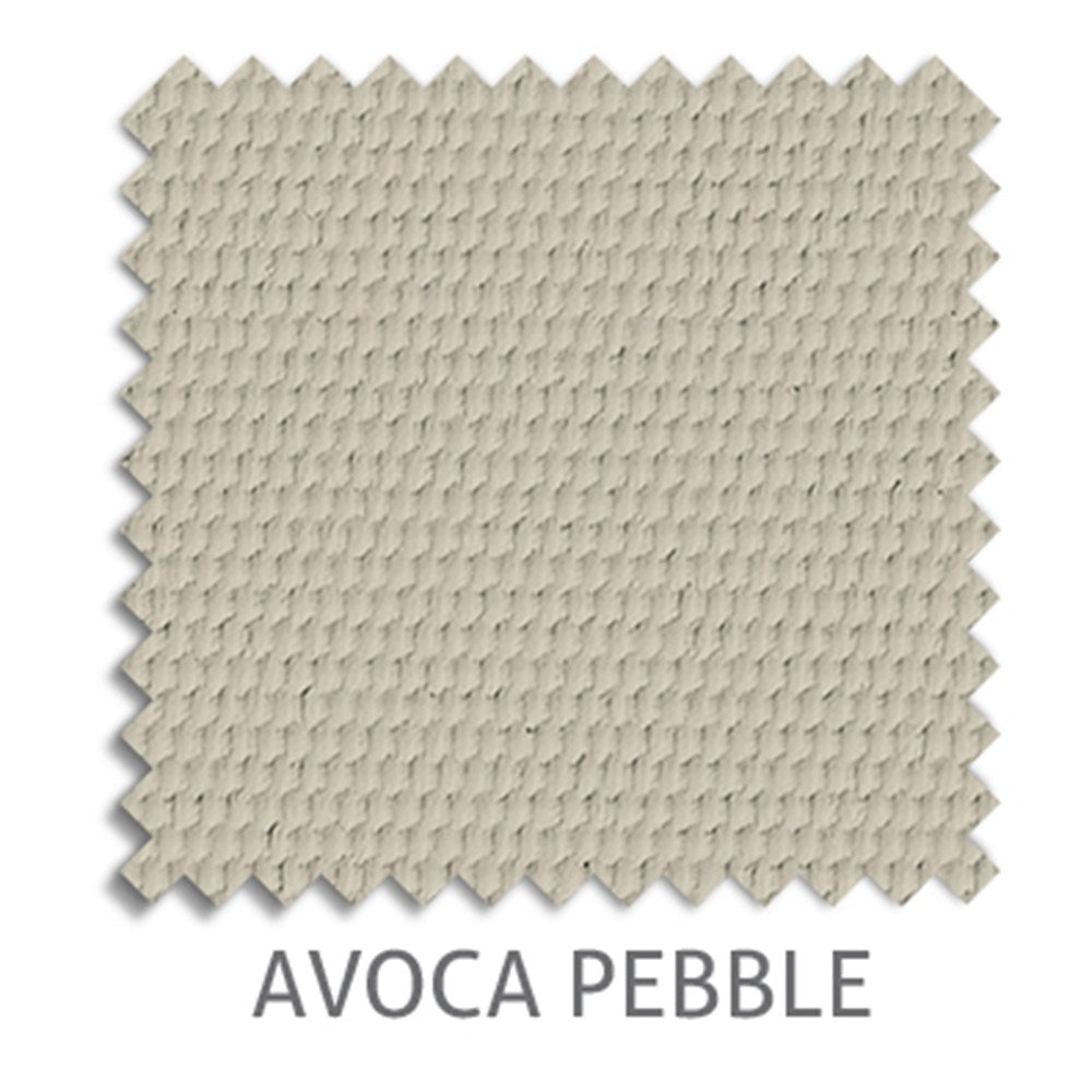 Avoca Blockout roller blind fabric in Pebble