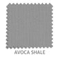 Avoca Blockout roller blind fabric in Shale