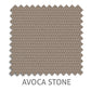 Avoca Blockout roller blind fabric in Stone