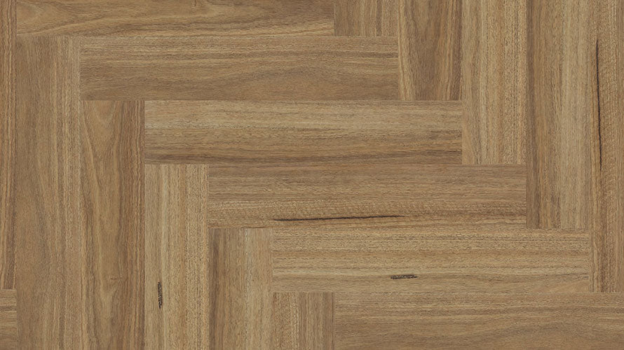 Everlast Laminate 10mm - Atlantic Spotted Gum Herringbone – swatch