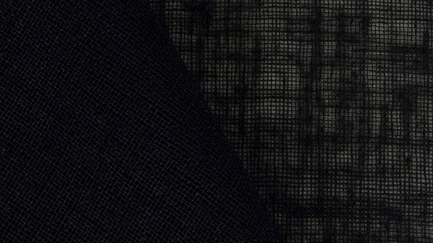 Montreux curtain fabric in Black