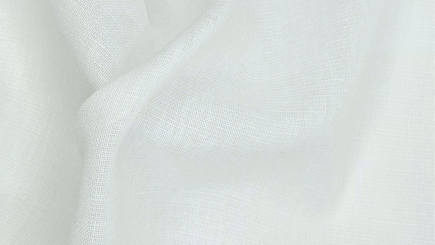 Seattle curtain fabric in Chalk