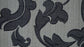 Leighton curtain fabric in Charcoal