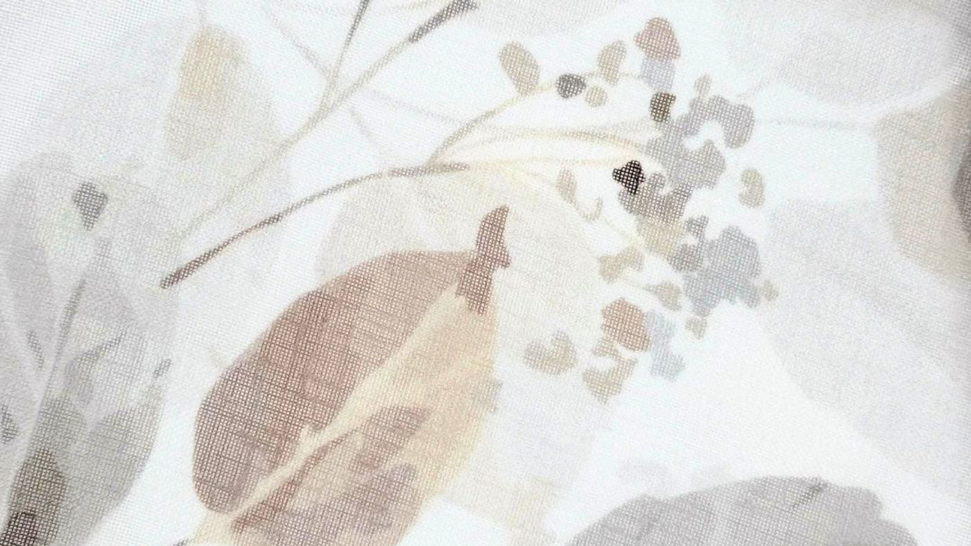Renoir curtain fabric in Clay