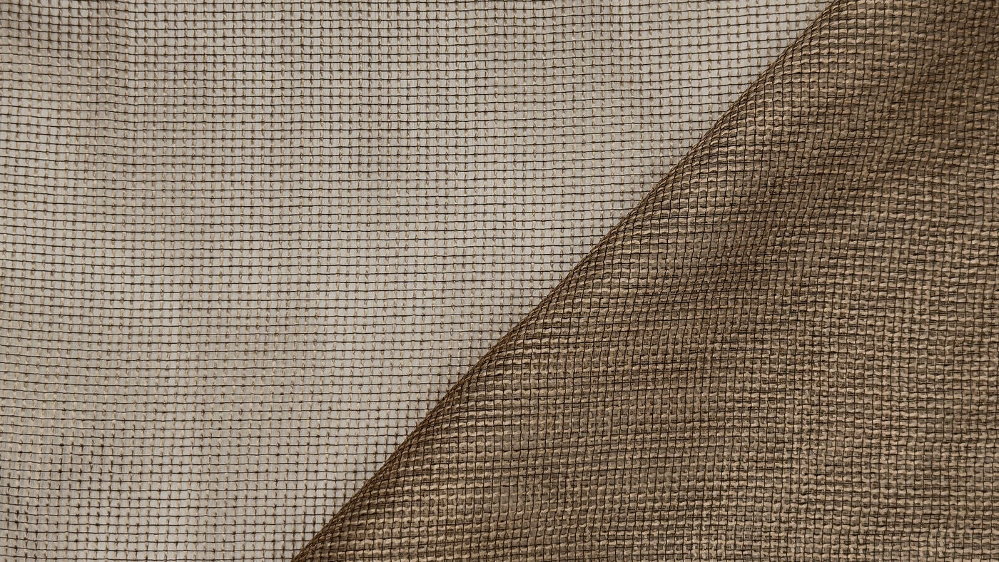 Glo curtain fabric in Copper