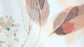 Renoir curtain fabric in Coral